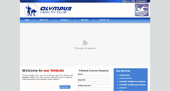 Desktop Screenshot of olympushealthclubpune.com